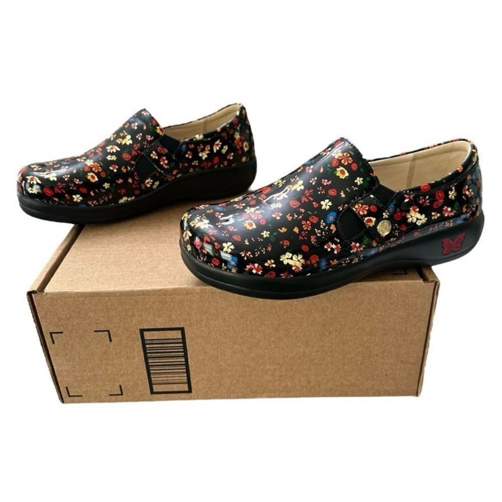 Alegria Kara PG Lite Floral Clogs Size 38 US 8–8.5 Nursing Comfort Shoes - Picture 2 of 9